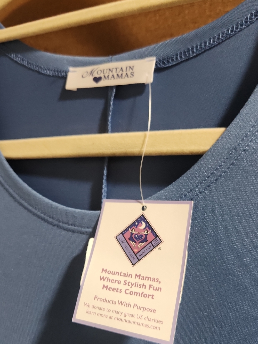 Denim (Color) Dress - Picture 2 of 4